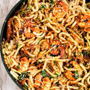 Shrimp Yaki Udon
